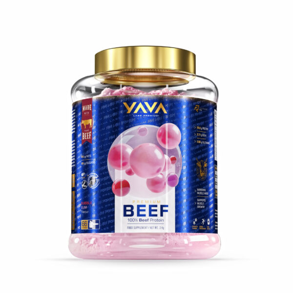 Premium Beef Protein 2kg - Guma balonowa